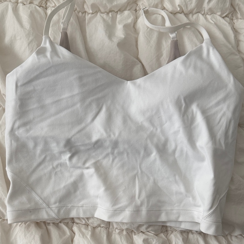 Lululemon Athletica White Tank Top